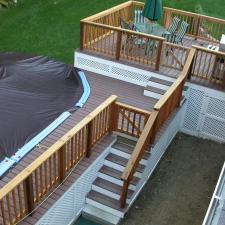Main Deck with Pool Deck Construction in Wilmington, MA 5